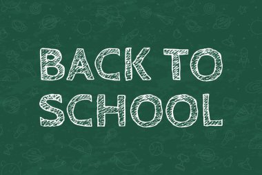 Tuhaf Okula Dönüş Kiremit Tasarımı, El Yazması Eğitim Simgeleri, Sınıf Dekorasyonu İçin Mükemmel, Posterler.