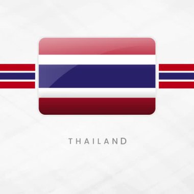 Yürekli Animasyon Tayland Bayrağı Dalgalanması Bold Red, White ve Blue Horizontal Stripes Temsilcisi Ulus, Din, Monarşi ve Tayland Kültürel Kimliği