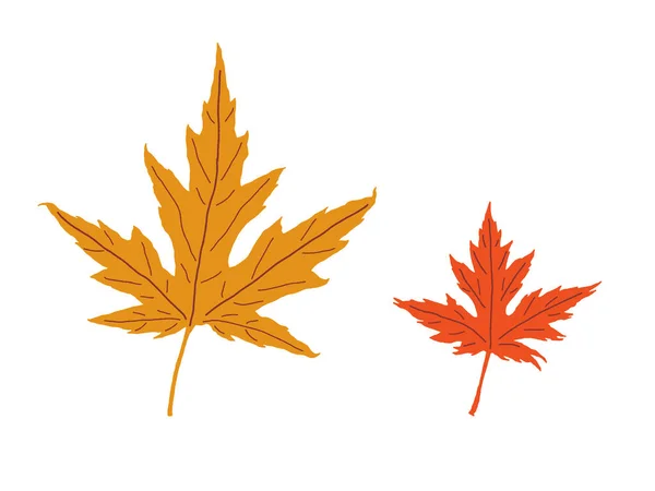 Φύλλα Σφενδάμου Φθινόπωρο Σεζόν Spot Διανυσματική Απεικόνιση — Διανυσματικό Αρχείο