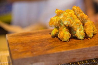 Kızarmış Panko Avokado Taze yapılmış