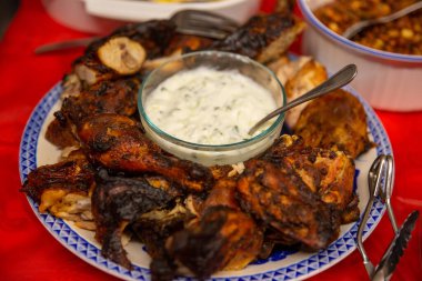Yoğurt soslu Hint Tandır Tavuğu