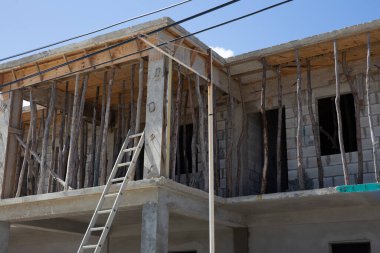 Orta Amerika 'da apartman inşaatı