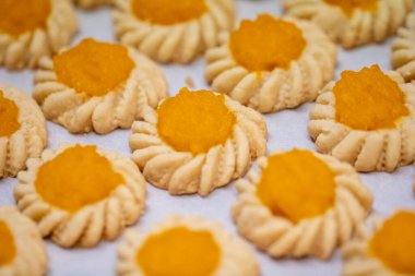 Malezya Ananas Şekerli Kurabiyeleri fırından çıktı