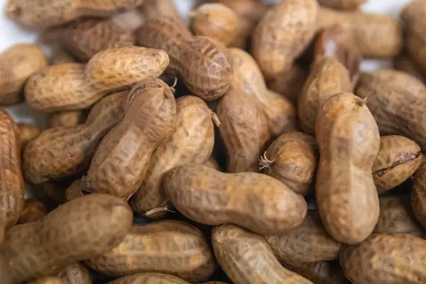 stock image Fresh Boiled Peanuts as a snack