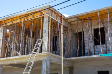 Orta Amerika 'da apartman inşaatı