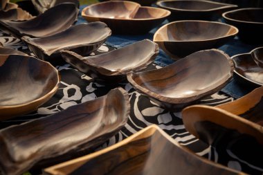 El yapımı Belize ahşap servis kaseleri