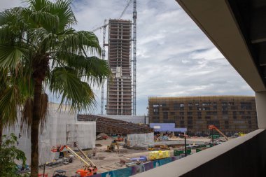 Florida 'daki Hollywood Seminole Hard Rock' ın inşaatı