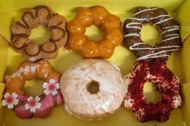 Çeşitli Mochi Donutları.