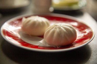 Tavuk BBQ Buharlı Çörek veya Bao
