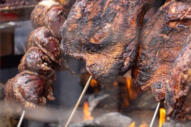 Teksas Stili Barbekü Çukurlu Yemek Kamyoneti