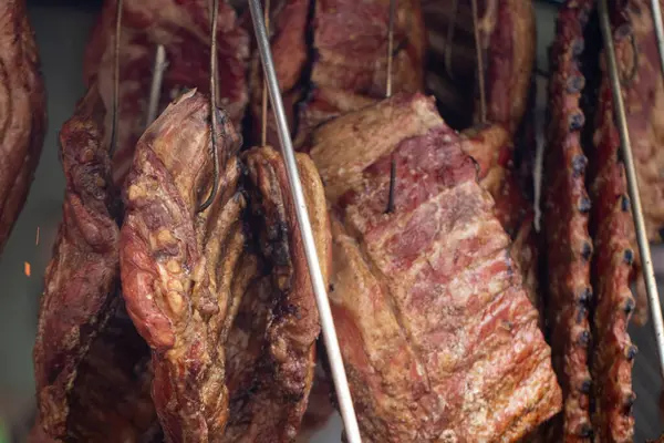 Teksas Stili Barbekü Çukurlu Yemek Kamyoneti