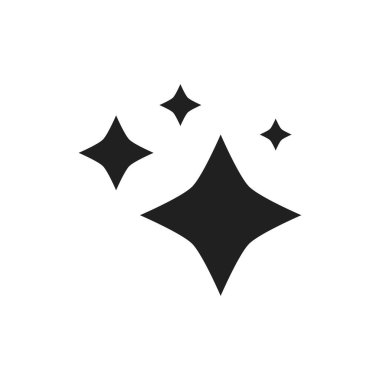 parıltı simgesi vektör tasarımı illüstrasyonu