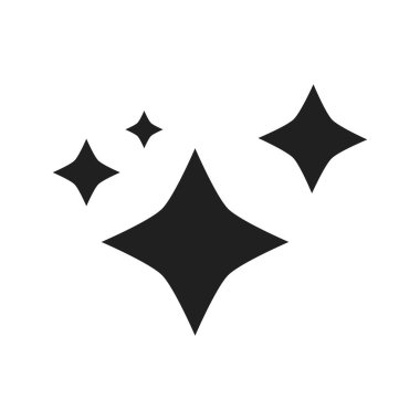 parıltı simgesi vektör tasarımı illüstrasyonu