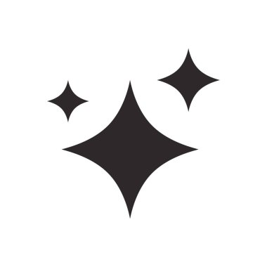 parıltı simgesi vektör tasarımı illüstrasyonu