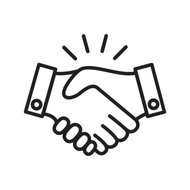 Tokalaşma simgesi vektör tasarım illüstrasyon anlaşması sembolü