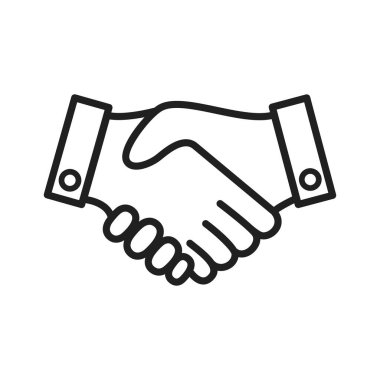 Tokalaşma simgesi vektör tasarım illüstrasyon anlaşması sembolü