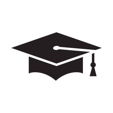 kapsül, mezuniyet simgesi vektör tasarımı illüstrasyonu