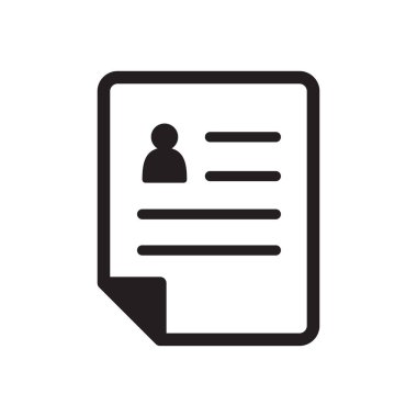 kağıt, sayfa, belge simgesi vektör tasarımı illüstrasyonu