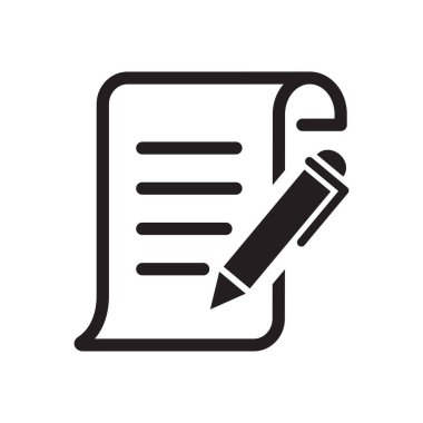 kağıt, sayfa, belge simgesi vektör tasarımı illüstrasyonu