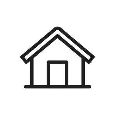 ev simgesi vektör tasarımı illüstrasyonu