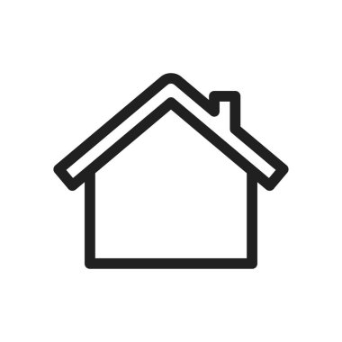 ev simgesi vektör tasarımı illüstrasyonu