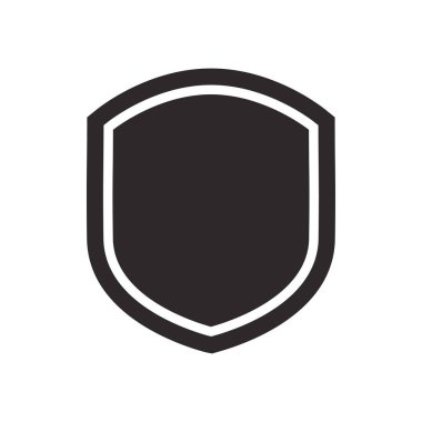 kalkan simgesi vektör tasarımı illüstrasyonu