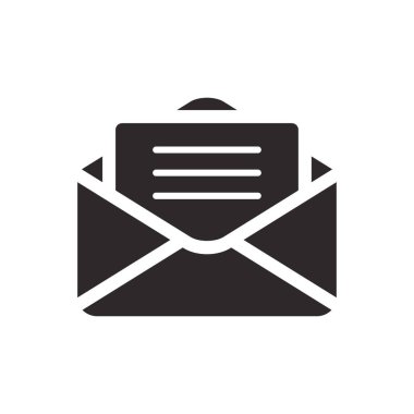 posta simgesi vektör tasarımı illüstrasyonu