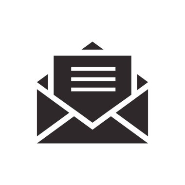 posta simgesi vektör tasarımı illüstrasyonu