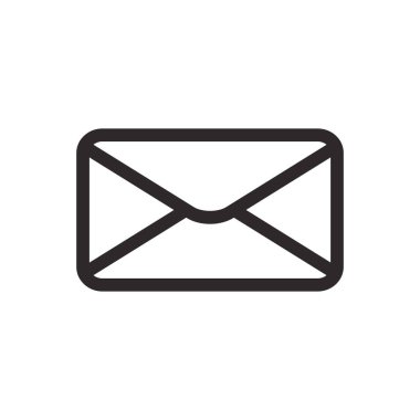 posta simgesi vektör tasarımı illüstrasyonu