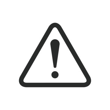 ünlem simgesi vektör tasarımı çizimi