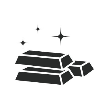 parlak altın simge vektör tasarımı çizimi