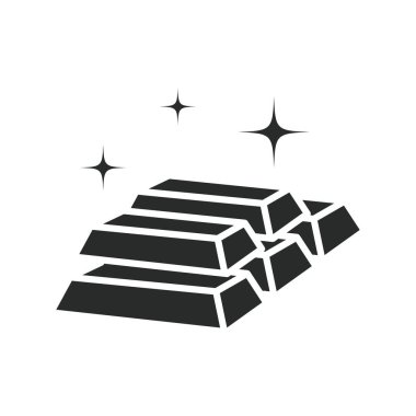 parlak altın simge vektör tasarımı çizimi