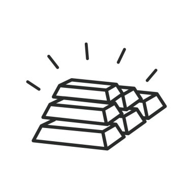 parlak altın simge vektör tasarımı çizimi