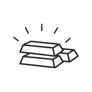 parlak altın simge vektör tasarımı çizimi