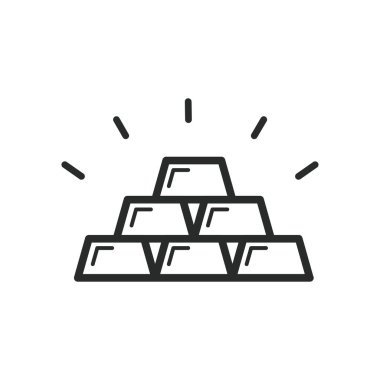 parlak altın simge vektör tasarımı çizimi