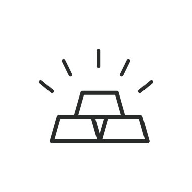 parlak altın simge vektör tasarımı çizimi