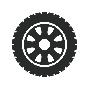 araba tekerlekleri ikon vektör tasarımı illüstrasyon otomotiv kavramı