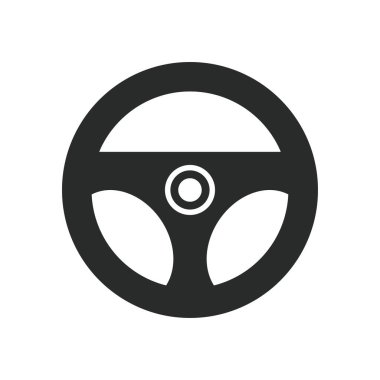 direksiyon simgesi vektör tasarımı illüstrasyon otomotiv kavramı