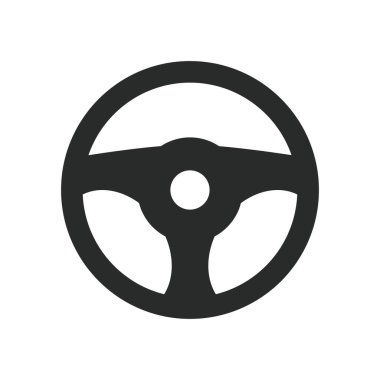 direksiyon simgesi vektör tasarımı illüstrasyon otomotiv kavramı