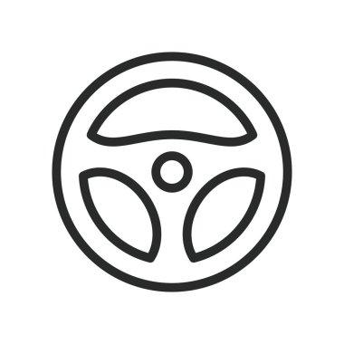 direksiyon simgesi vektör tasarımı illüstrasyon otomotiv kavramı