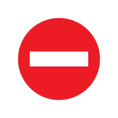 dur işareti vektör tasarımı trafik işareti sembolü