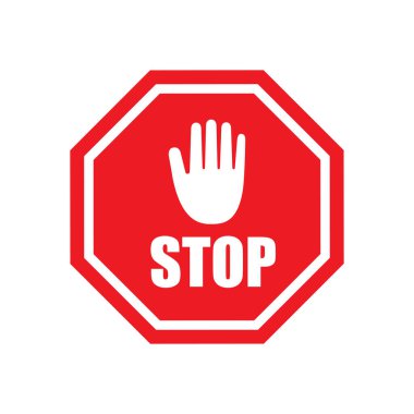 stop sign vector design illustration traffic sign symbol clipart