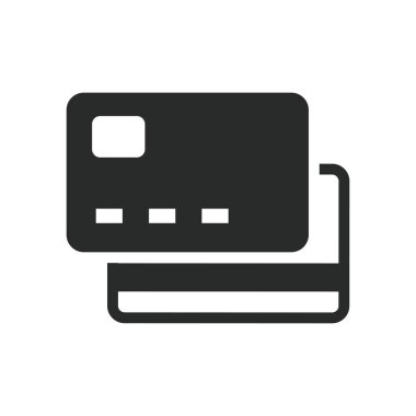 atm kart simgesi vektör tasarımı illüstrasyon atm kart iş konsepti