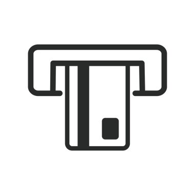 atm simge vektör tasarımı resimleme iş konsepti