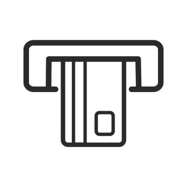 atm simge vektör tasarımı resimleme iş konsepti