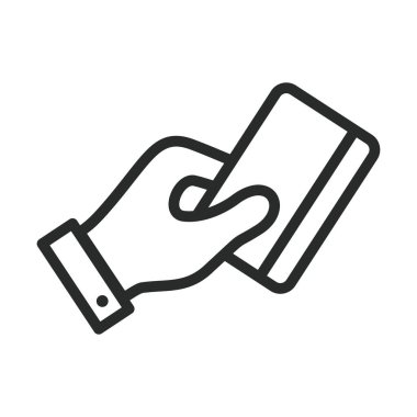 geçiş kartı, ATRM vektör tasarımı illüstrasyon kartı konsepti