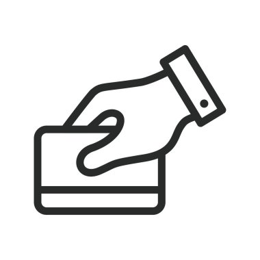 geçiş kartı, ATRM vektör tasarımı illüstrasyon kartı konsepti