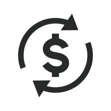 döviz döviz simgesi vektör tasarımı illüstrasyon ticaret