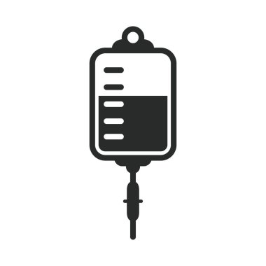 infüzyon ikonu grafik vektör çizimi