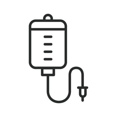 infüzyon ikonu grafik vektör çizimi